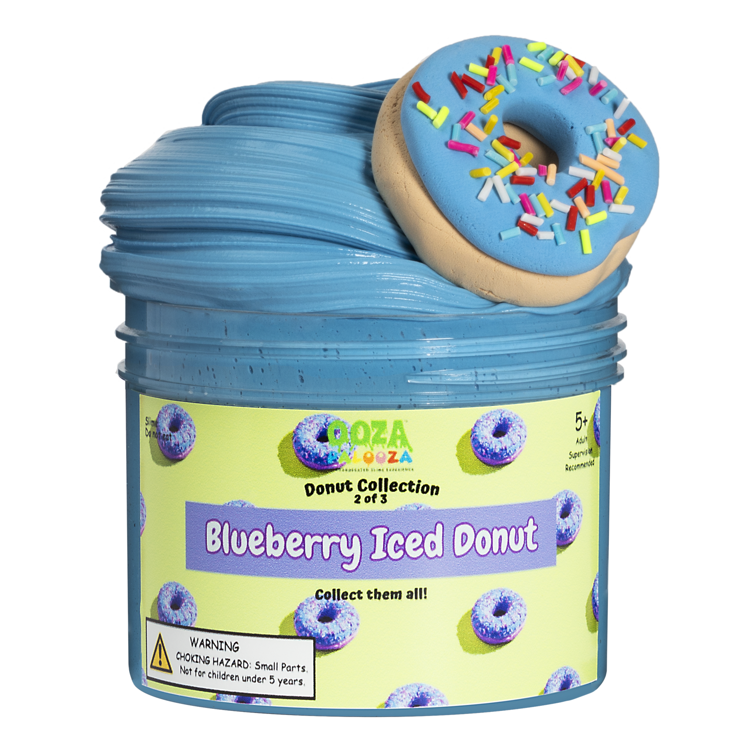 Blueberry Iced Donut Slime