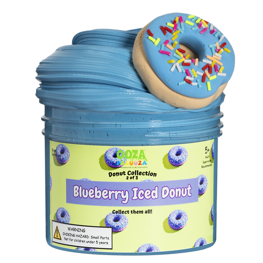 Blueberry Iced Donut Slime