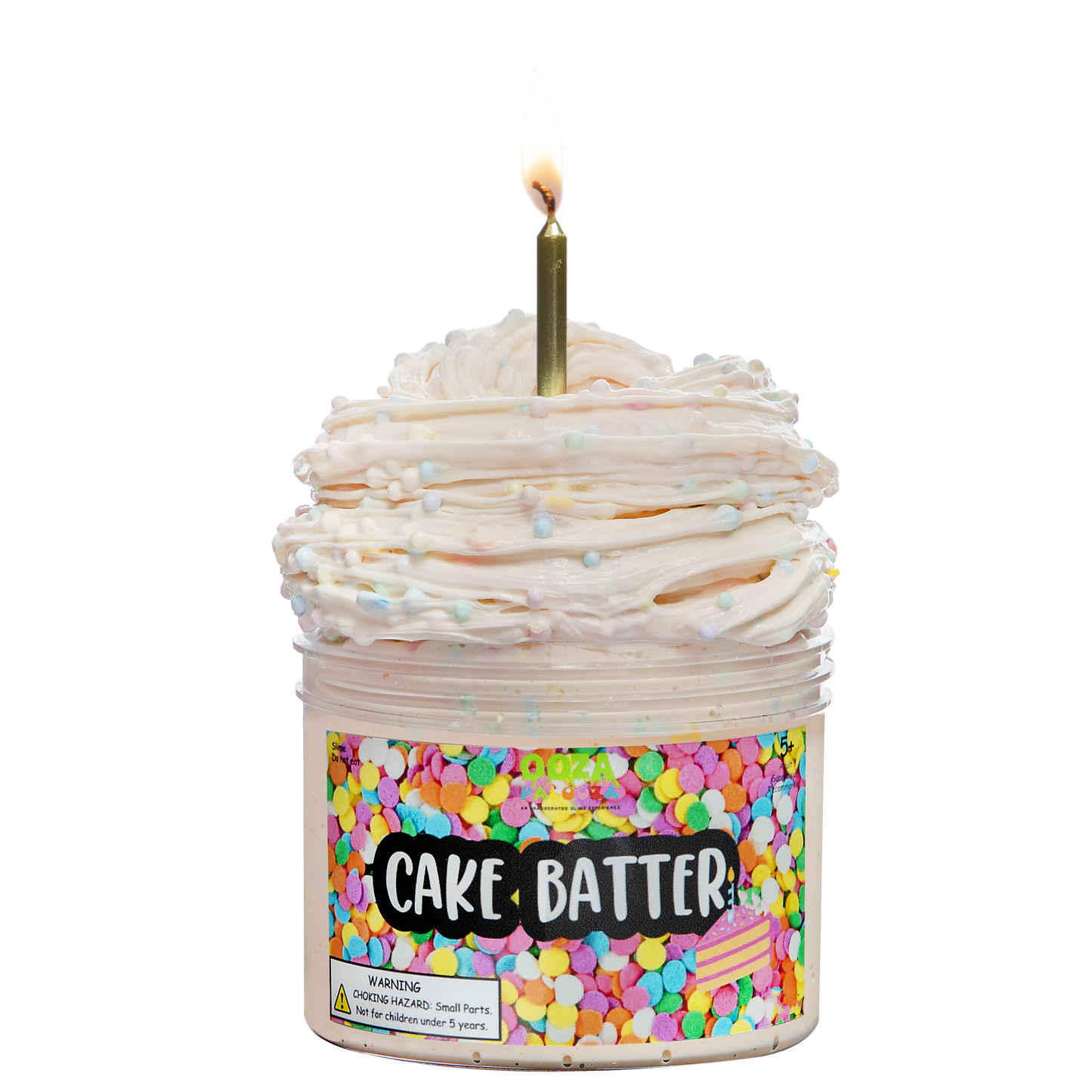 Cake Batter Birthday Slime