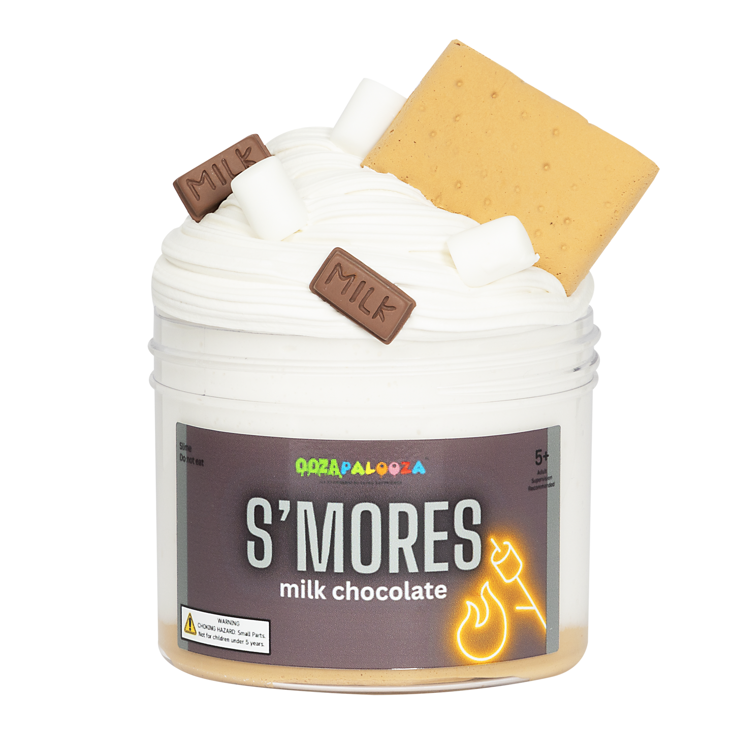 Smore's Milk Chocolate Slime