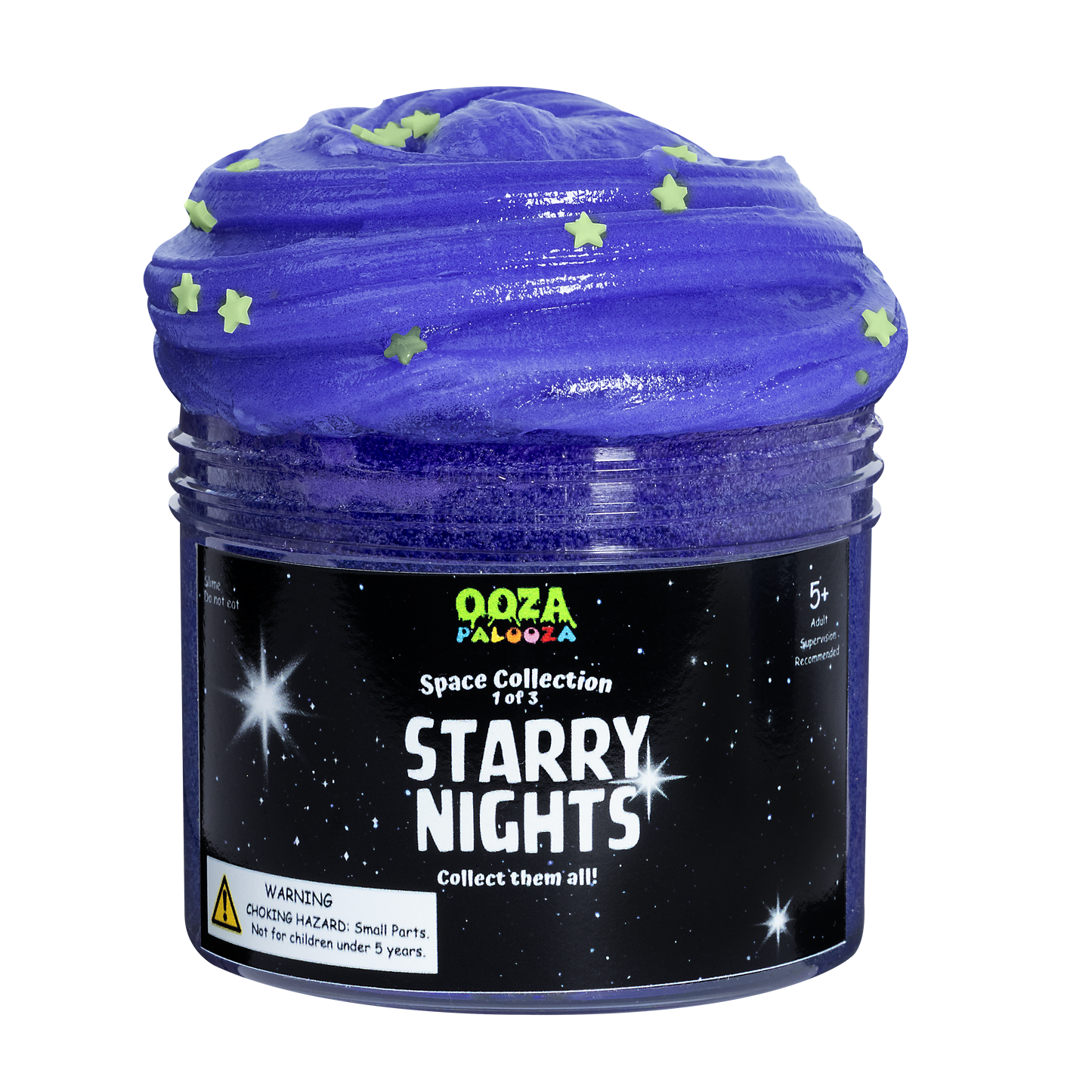 Starry Nights Slime (with glow in the dark stars)